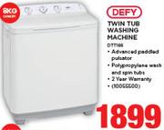Defy 8Kg Twin Tub Washing Machine DTT166