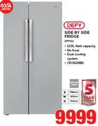 Defy 625Ltr Side By Side Fridge DFF42