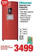 Hisense 230Ltr Fridge/Top Freezer H230RRE-WD