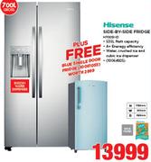 Hisense 700Ltr Side-By-Side Fridge