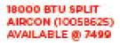 Elegance 18000 BTU Split Unit Aircon