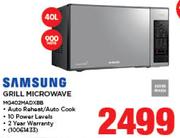 Samsung 40Ltr Grill Microwave MG402MADXBB