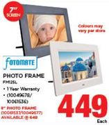 Fotomate 7" Photo Frame FM125L-Each