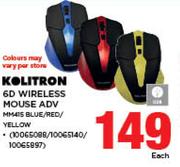 Kolitron 6D Wireless Mouse ADV MM415-Each