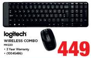 Logitech Wireless Combo MK220
