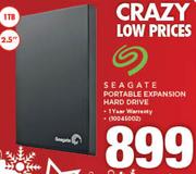 Seagate 1TB 2.5" Portable Expansion Hard Drive