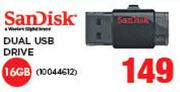 SanDisk 16GB Dual USB Drive