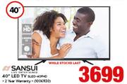 Sansui 40" Full HD LED TV SLED40FHD