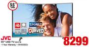 JVC 55" UHD Curved Smart TV 55N776