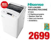 Hisense 8Kg Top Loader Washing Machine 