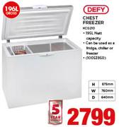 Defy 196Ltr Chest Freezer KCG210