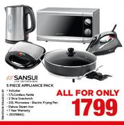 Sansui 5 Piece Appliance Pack-For All