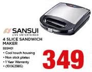 Sansui 4 Slice Sandwich Maker SSSM01