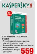 Kaspersky 2017 Internet Security 4 User