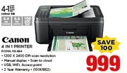 Canon 4 In 1 Printer PIXMA MX 494