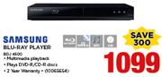 Samsung Blu-Ray Player BDJ4500