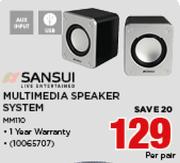 Sansui Multimedia Speaker System MM110-Per Pair