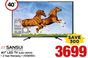 Sansui 40" FHD LED TV SLED-40FHD