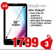Stylus Funda 10" Edu Tablet