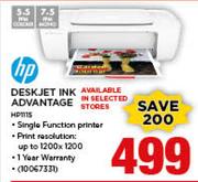 HP Deskjet Ink Advantage HP1115