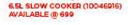 Mellerware 6.5Ltr Slow Cooker