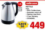 Mellerware 1.7Ltr Kettle Milan