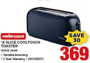 Mellerware 4 Slice Cooltouch Toaster 1300W-24441