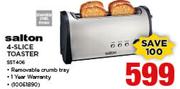 Salton 4 Slice Toaster SST406