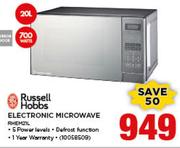 Russell Hobbs 20Ltr Electronic Microwave RHEM21L