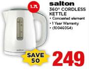 Salton 1.7Ltr 360 Degree Cordless Kettle