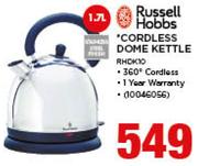 Russell Hobbs 1.7Ltr Cordless Dome Kettle RHDK10