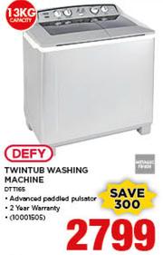 defy 13kg twin tub