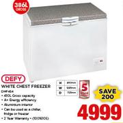 Defy 386Ltr White Chest Freezer DMF454