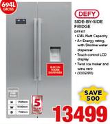 Defy 694Ltr Side-By-Side Fridge DFF417