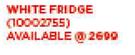 Hisense 220Ltr White Fridge