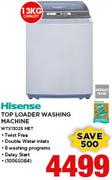 Hisense 13Kg Top Loader Washing Machine WTX1302S MET