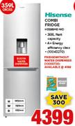 Hisense 359Ltr Combi Fridge H359BME-WD