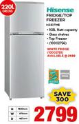 Hisense 220Ltr White Fridge