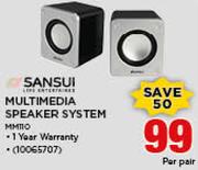 Sansui Multimedia Speaker System MM110-Per Pair