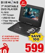 Diamond 9" Portable DVD Player