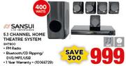 Sansui 5.1 Channel Home Theatre System SHT800