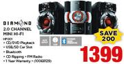 Diamond 2.0 Channel Mini Hi-Fi HF001