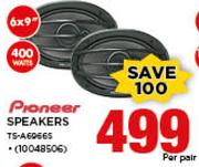 Pioneer 6x9" Speakers TS-A6966S-Per Pair