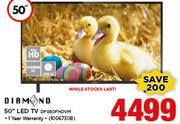 Diamond 50" FHD LED TV DFG50FHDVM