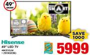 Hisense 49" FHD Smart LED TV 49K3110UW