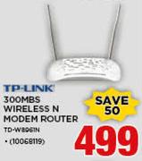 TP-Link 300MBPS Wirless N Router TD-W8961N