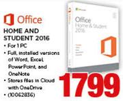 Microsoft Office Home & Student 2016