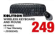 Kolitron Wireless Keyboard And Mouse KB MM502