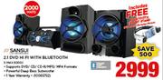 Sansui 2000 Watts 2.1 DVD Hi-Fi With Bluetooth XMAX500001