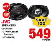 JVC 500W 6x9” Speakers-Per Pair